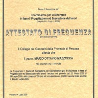 Safety Coordinator Certificate 